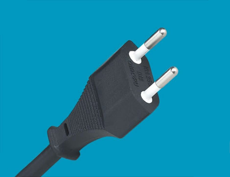 Swiss SEV 1011 2 Pins Plug, Swiss Power Supply Cords