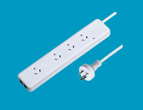 4-Outlet Power Strip with Surge Protector