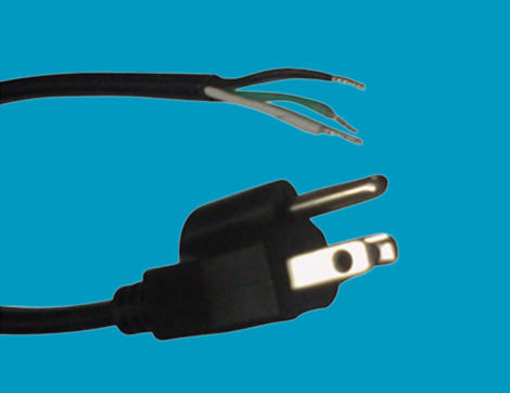 NEMA 5-15P Power Cord