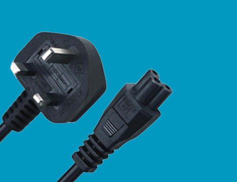 D09 QT1 British Plugs | Mickey Mouse Plug | UK Laptop Power Cord